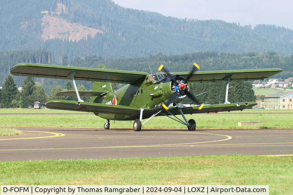 D-FOFM, Antonov An-2 C/N Not found D-FOFM, private Antonov An-2T