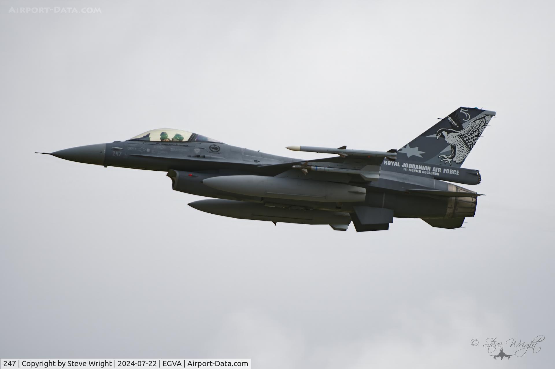 247, Fokker F-16AM Fighting Falcon C/N 6D106, RIAT 2024 RAF Fairford UK