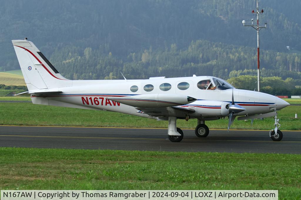 N167AW, 1978 Cessna 340A C/N 340A0537, private Cessna 340A (ex. D-ICFG)