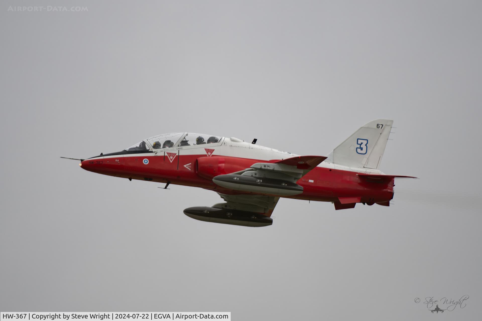 HW-367, British Aerospace Hawk T.66 C/N SW010/345, RIAT 2024 RAF Fairford UK