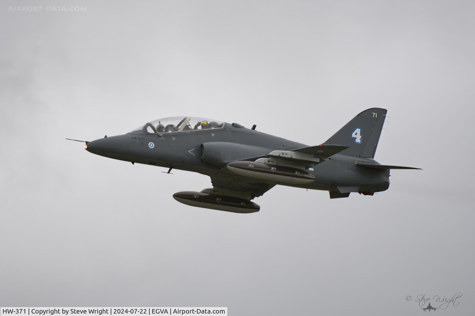 HW-371, British Aerospace Hawk T.66 C/N SW014/349, RIAT 2024 RAF Fairford UK
