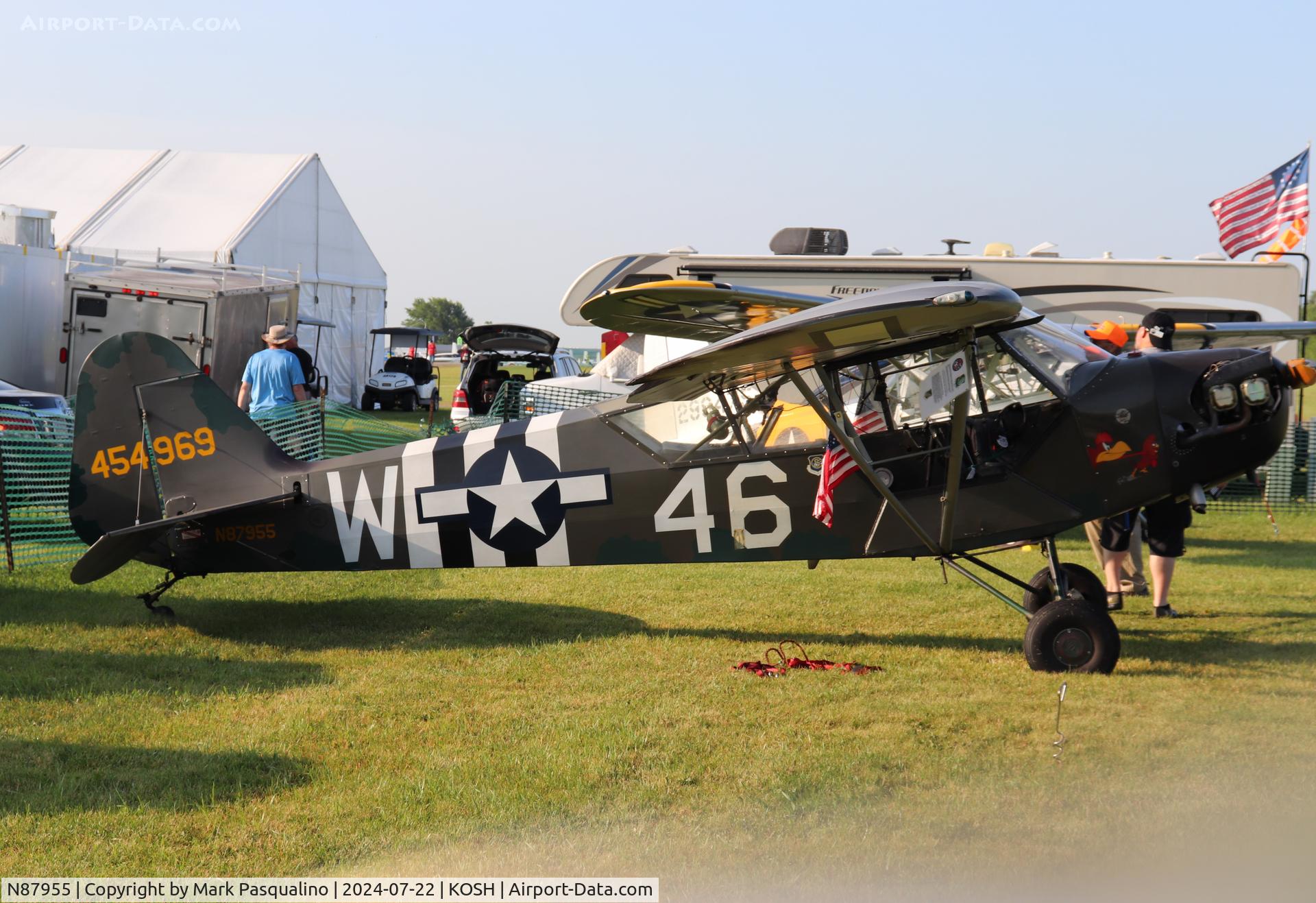 N87955, 1952 Piper J3C-65 Cub C/N 15573, Piper L-4