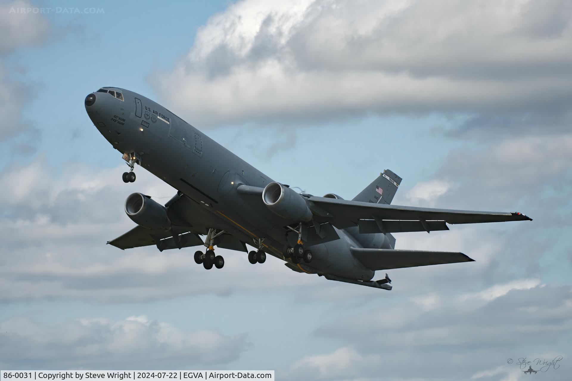 86-0031, 1986 McDonnell Douglas KC-10A Extender C/N 48244, RIAT 2024 RAF Fairford UK