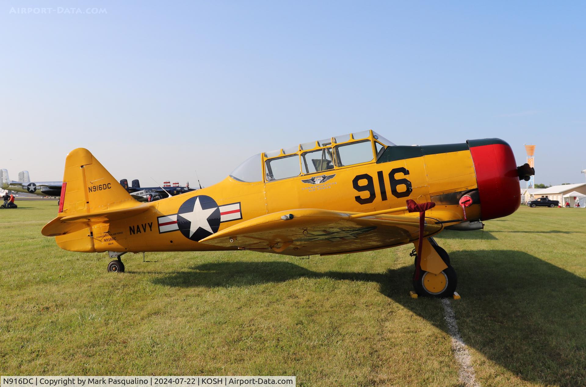 N916DC, 1945 North American SNJ-6 Texan C/N 121-43038, North American SNJ-6