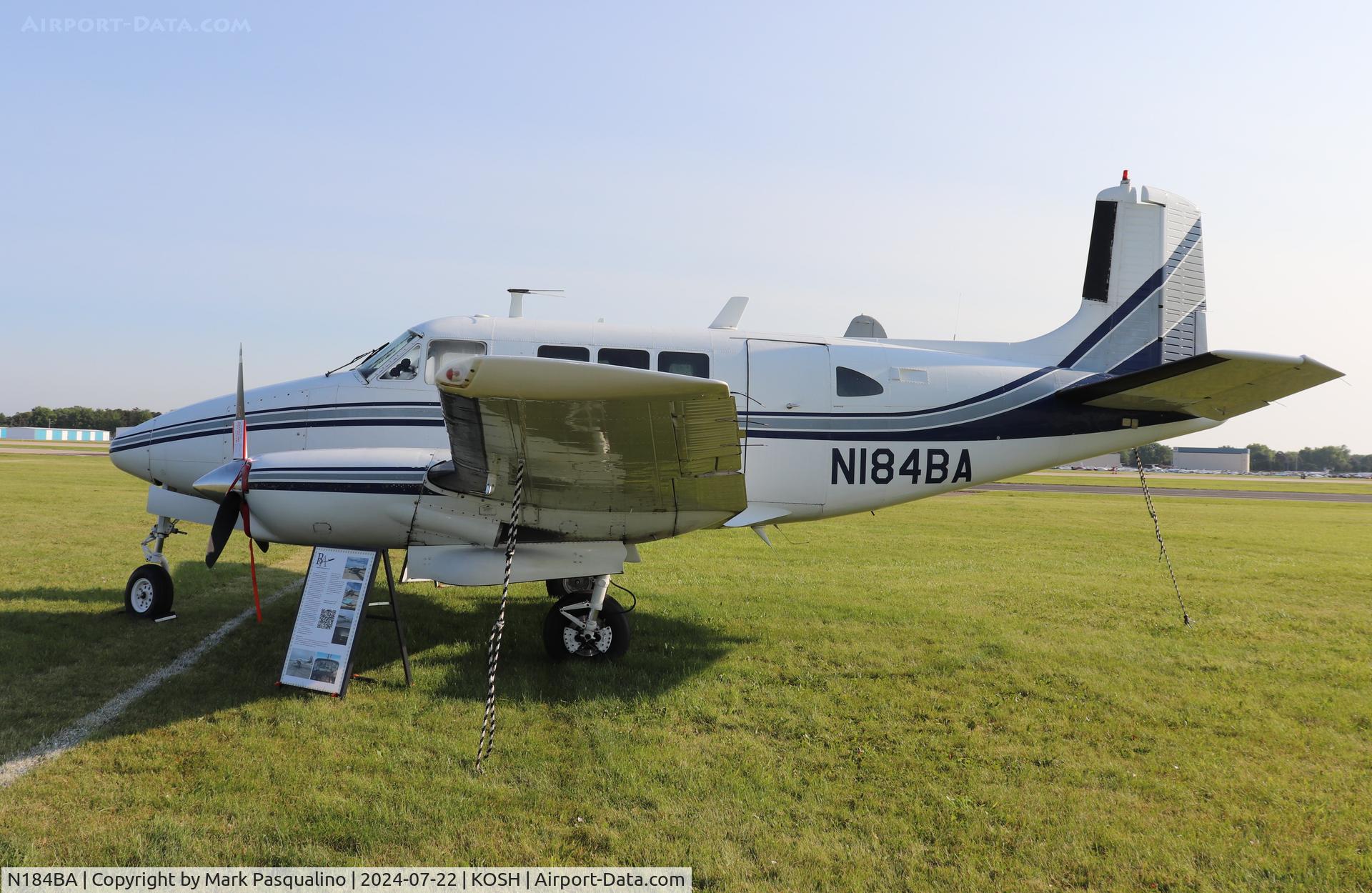 N184BA, 1962 Beech 65 C/N LF-68, Beech 65