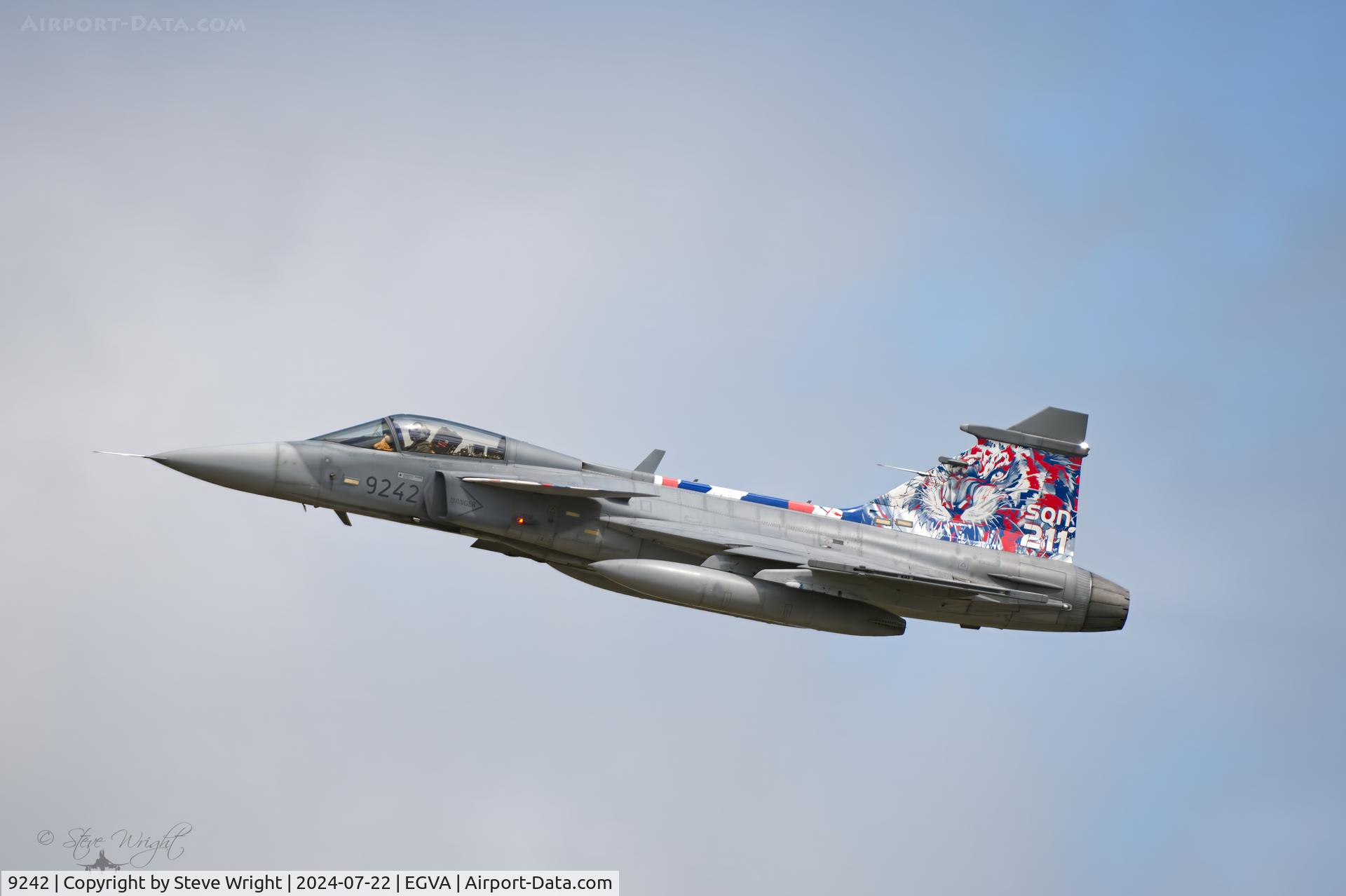 9242, Saab JAS-39C Gripen C/N 39242, RIAT 2024 RAF Fairford UK