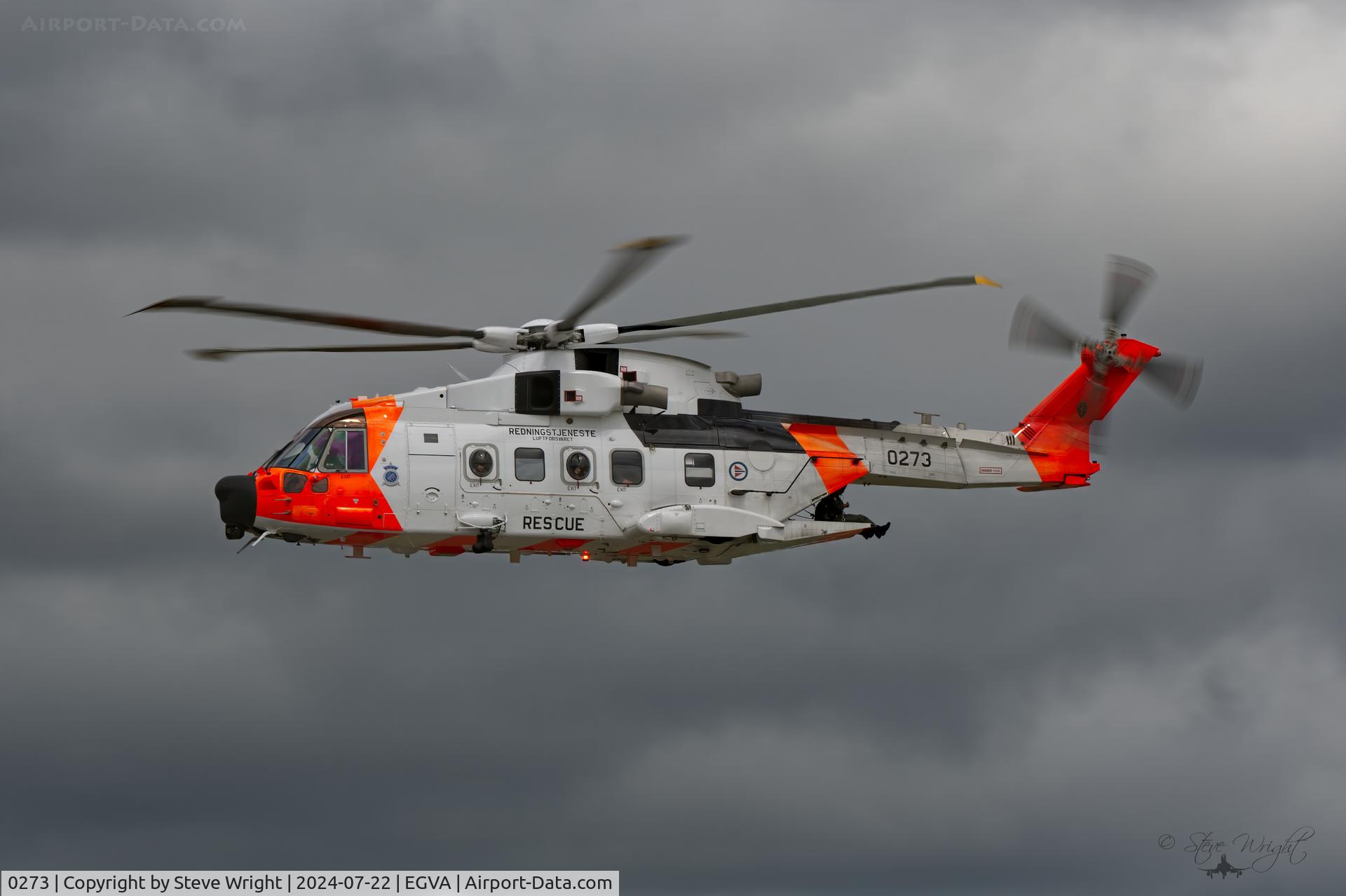 0273, Leonardo AW-101 Series 612 C/N 50273, RIAT 2024 RAF Fairford UK
