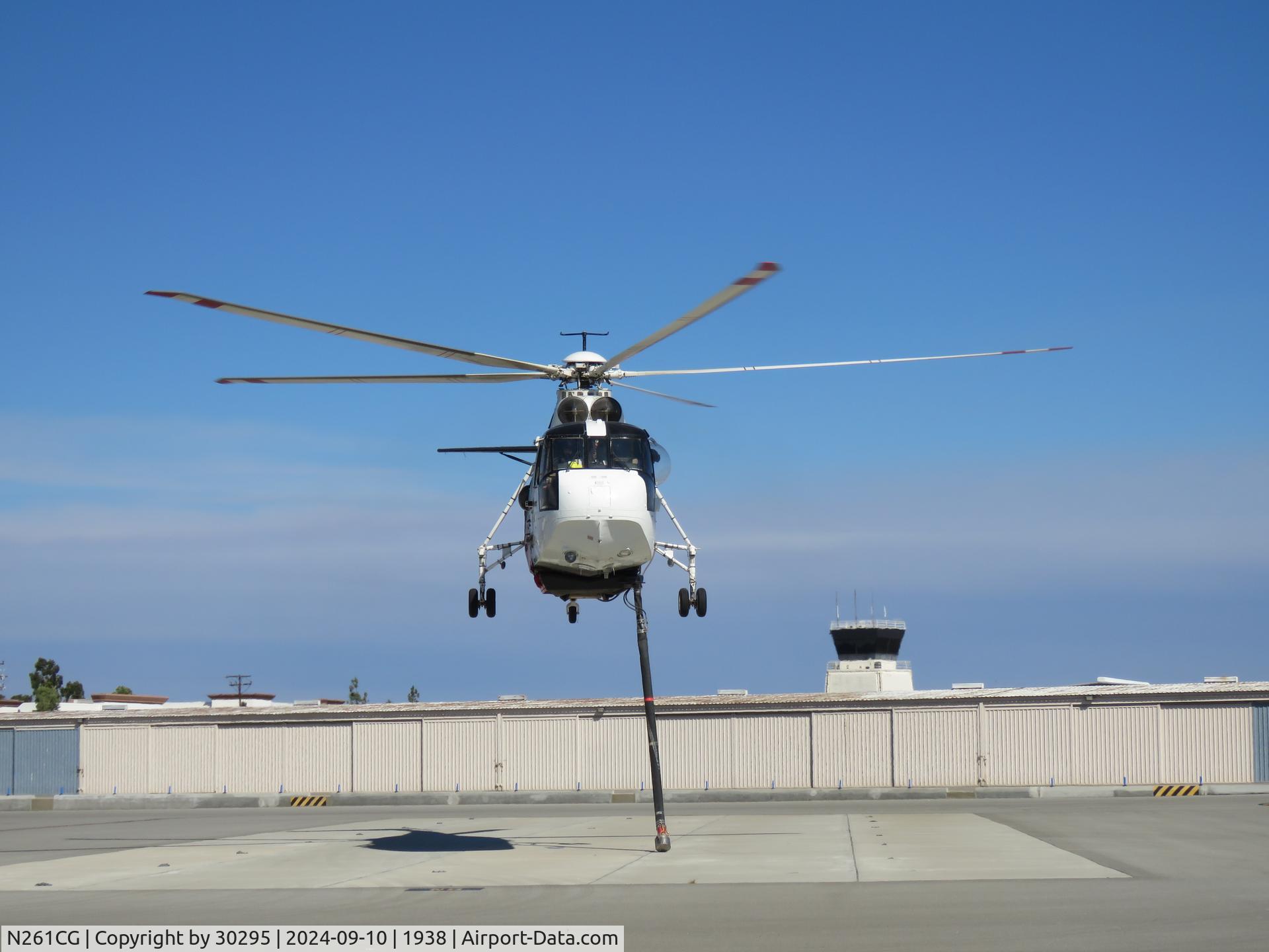 N261CG, 1964 Sikorsky S-61 N-3 C/N 61257, Snorkel extended