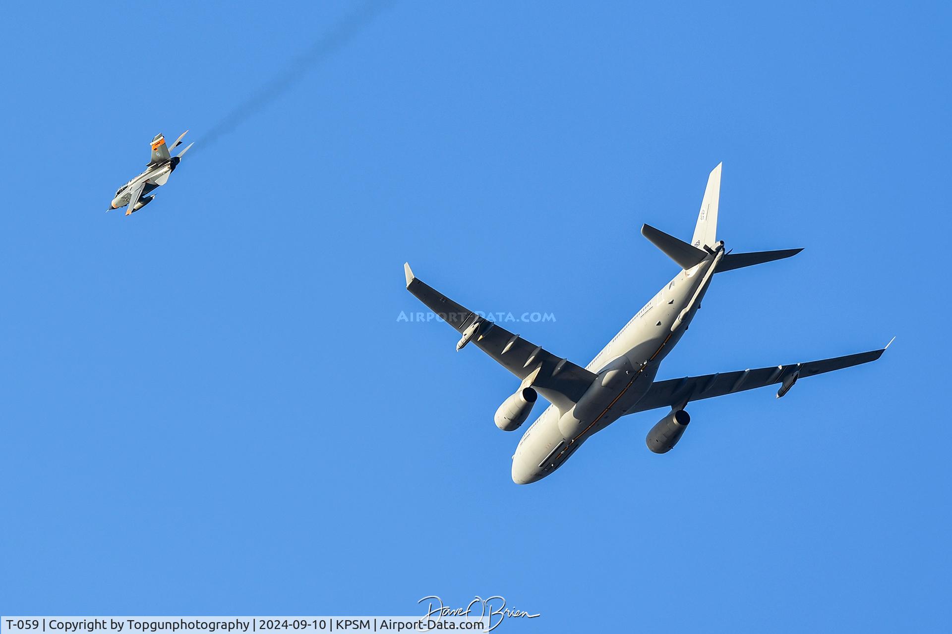 T-059, 2020 Airbus A330-243MRTT C/N 1982, MULTI26 drags 2 GAF Tornados from KEDW