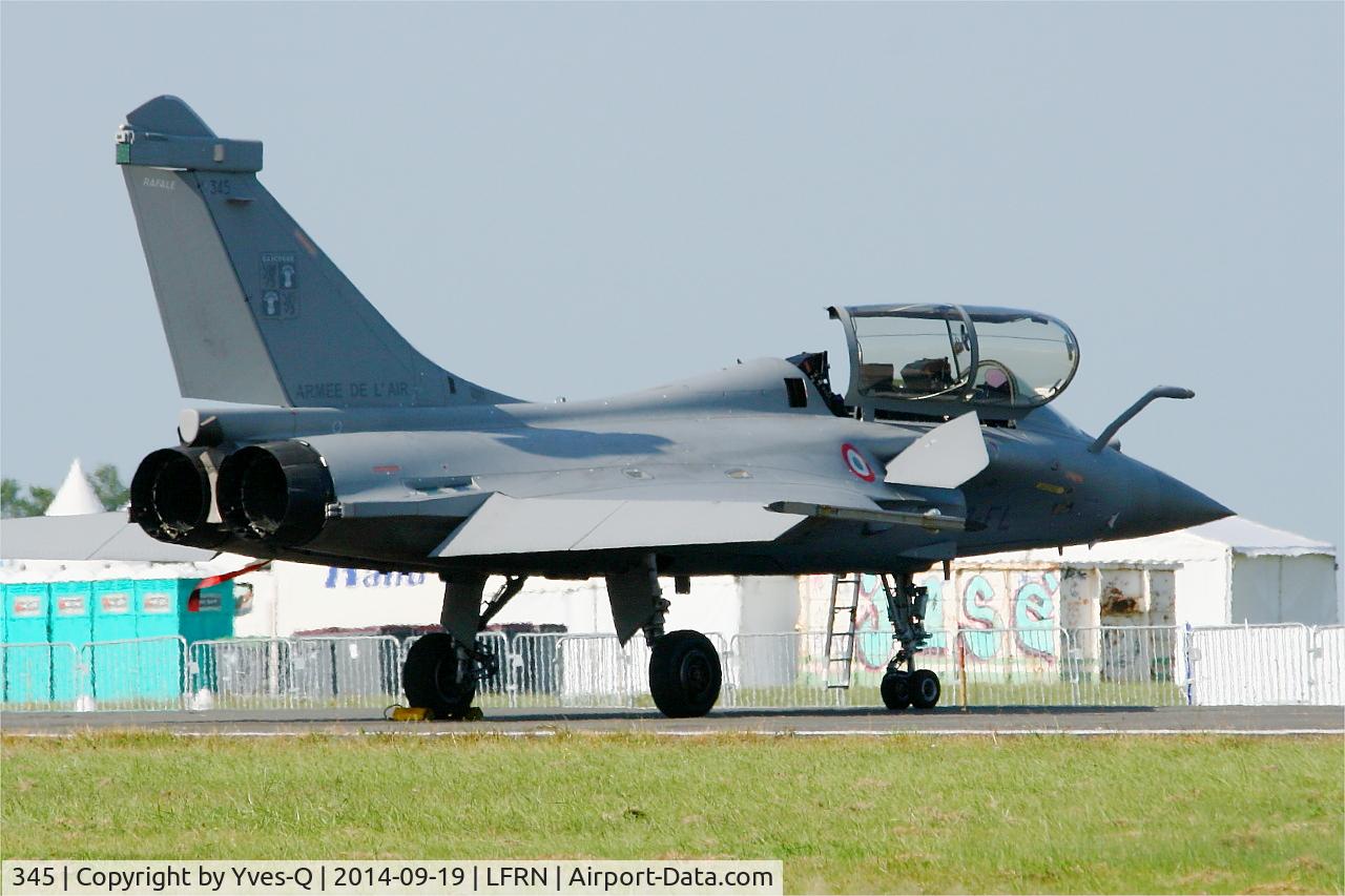 345, Dassault Rafale B C/N 345, Dassault Rafale B (113-FL), Flight line, Rennes-St Jacques airport (LFRN-RNS)