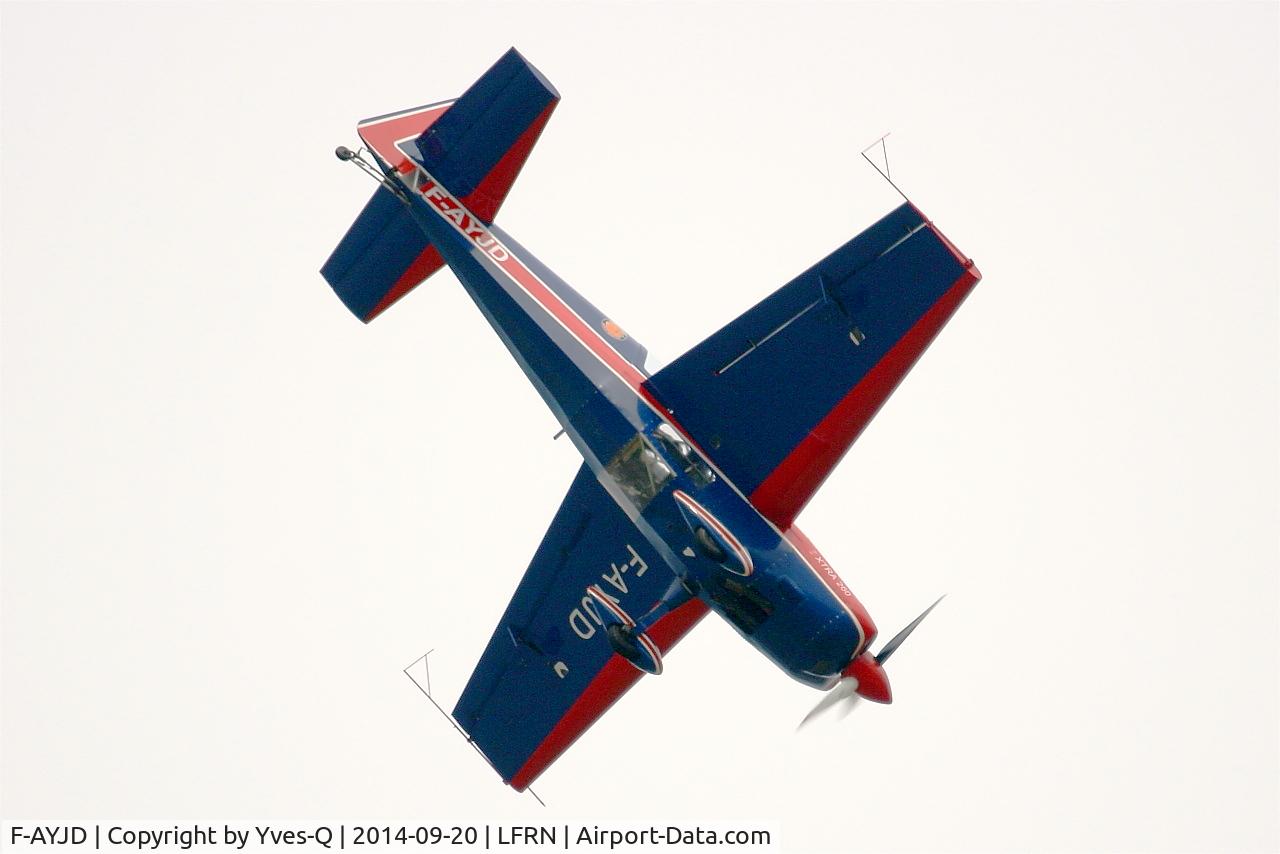 F-AYJD, 1990 Extra EA-260 C/N 02, Extra EA-260, Solo display, Rennes-St Jacques airport (LFRN-RNS)