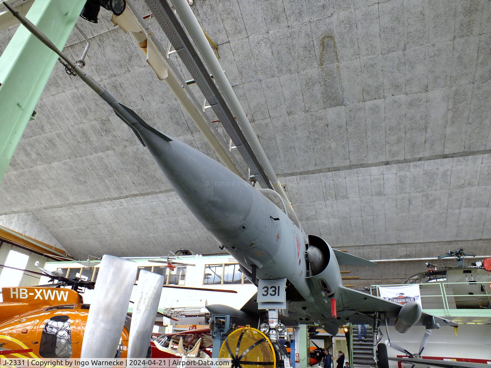 J-2331, Dassault (F+W Emmen) Mirage IIIS C/N 17-26-128/1021, Dassault Mirage III S at the FFA-Museum, Altenrhein