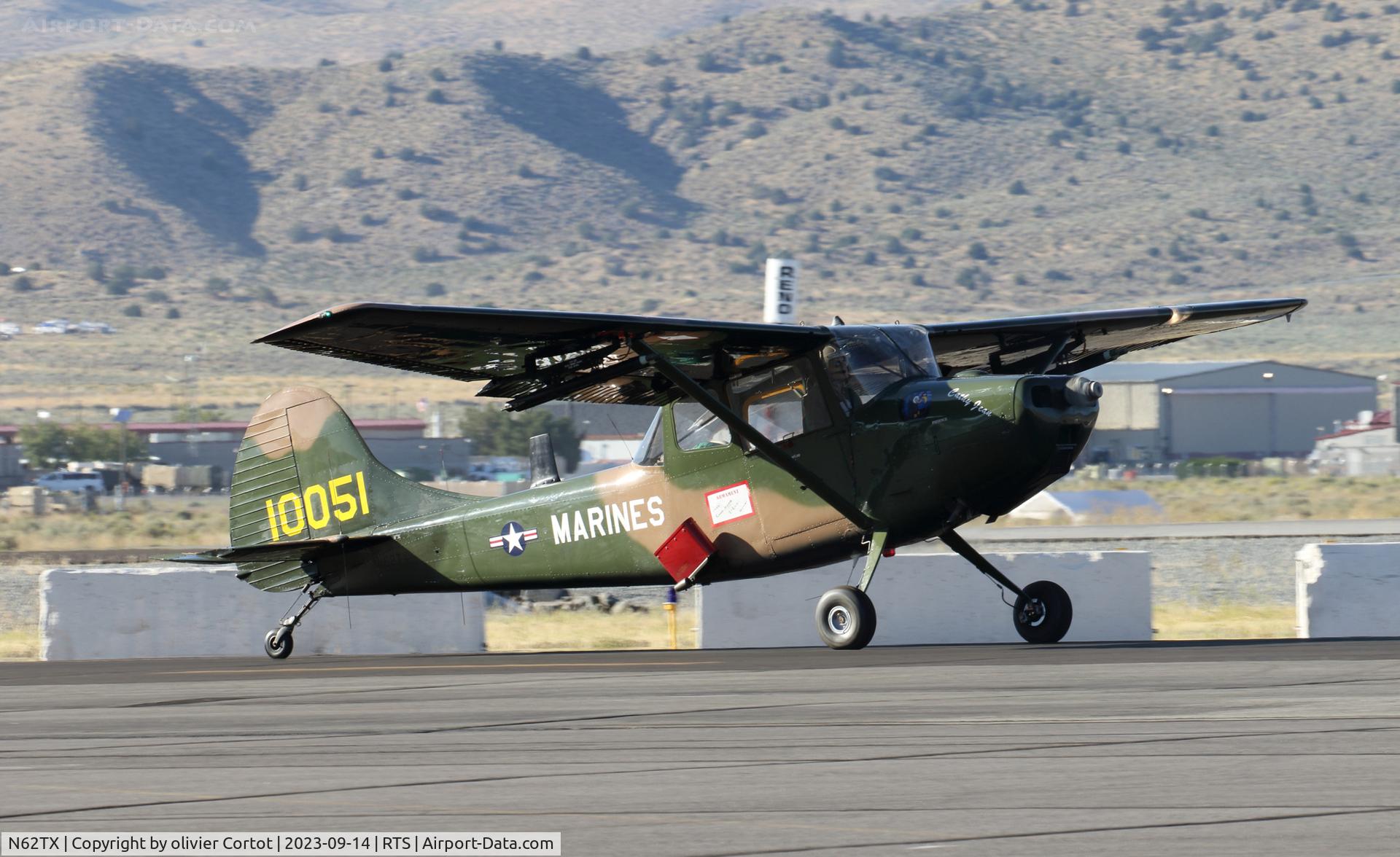 N62TX, 1963 Cessna O-1E Bird Dog C/N 305M-0051, 2023 Reno air races