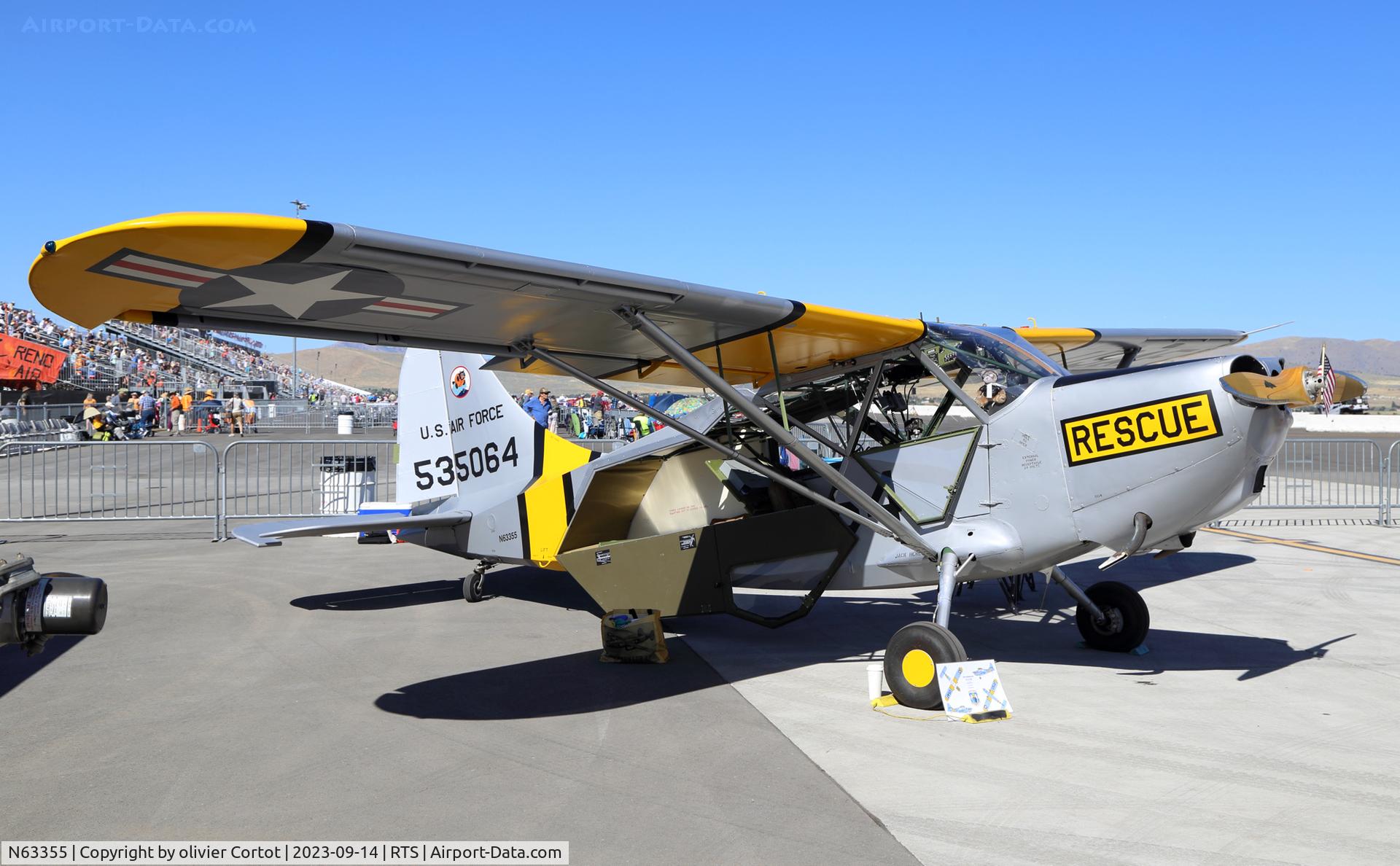 N63355, 1945 Stinson L-5G Sentinel C/N 4646, 2023 Reno air races