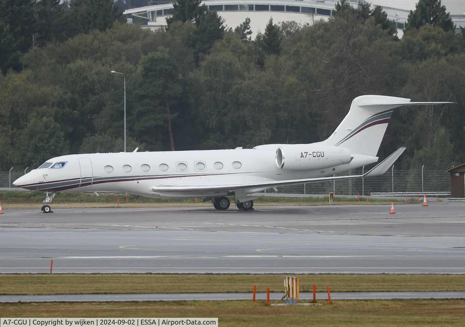 A7-CGU, 2022 Gulfstream G650/ER C/N 6511, Ramp M