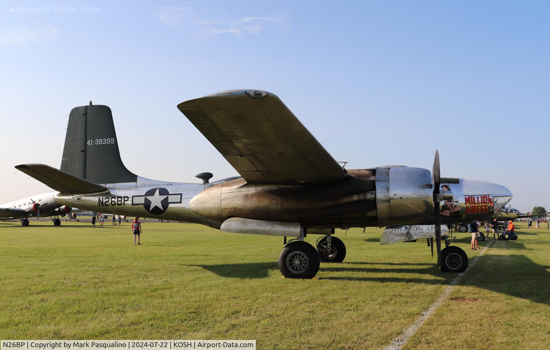 N26BP, 1944 Douglas A-26B Invader Invader C/N 7072, Douglas A-26B