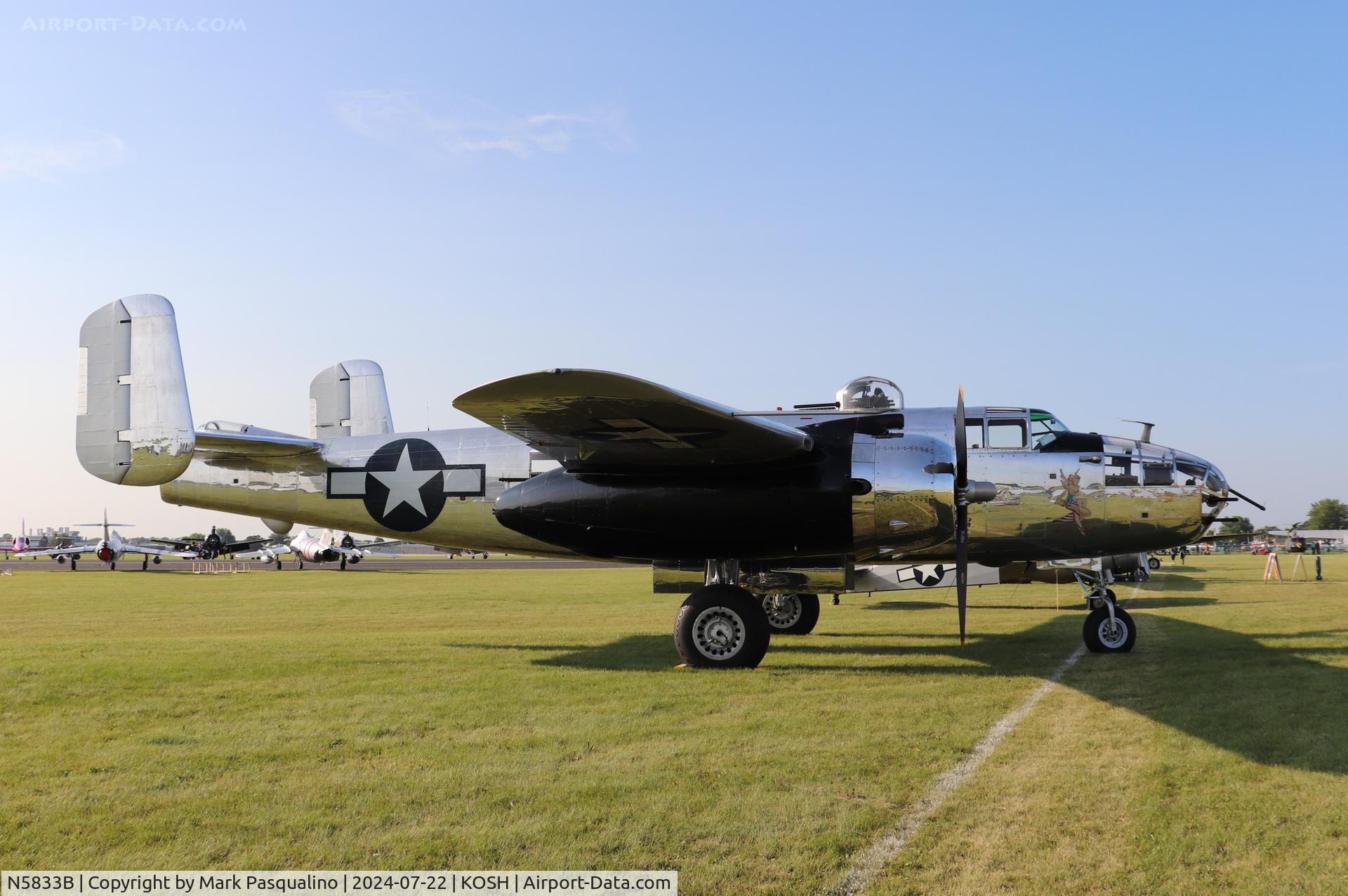 N5833B, 1945 North American B-25J Mitchell Mitchell C/N 108-47735, North American B-25J