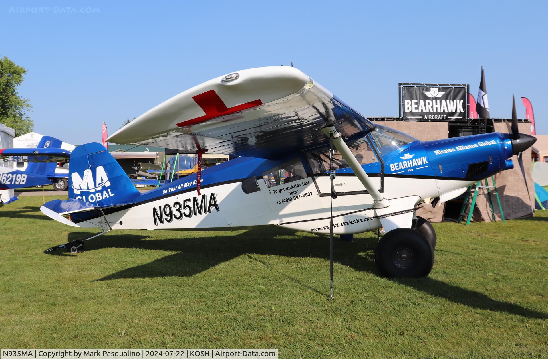 N935MA, 2023 Avipro Aircraft Bearhawk Model 5 C/N 5001-1M5/2M5-5004, Bearhawk Model 5