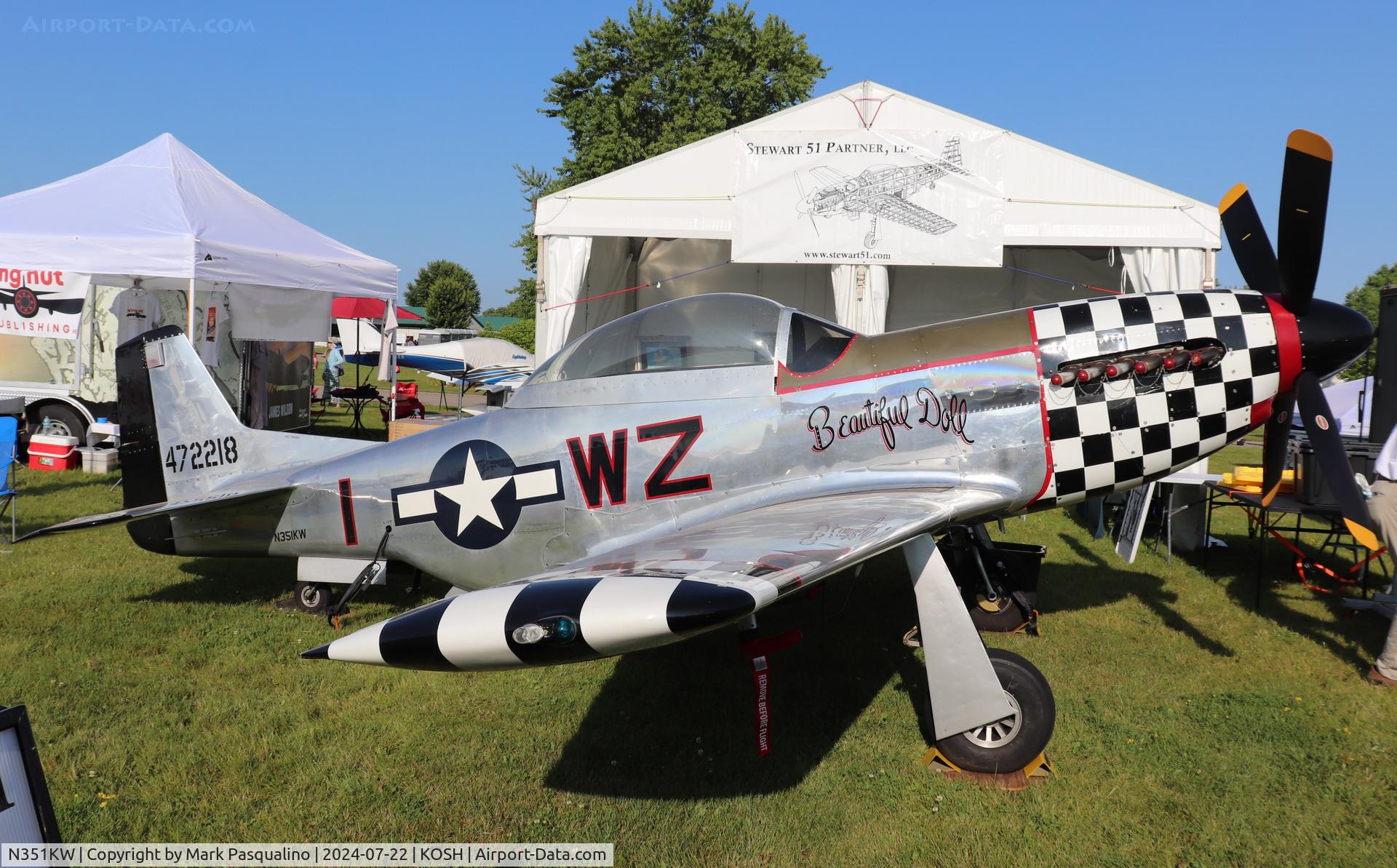 N351KW, 1999 Stewart 51 S-51D Mustang C/N 145, Stewart 51 S-51D Mustang