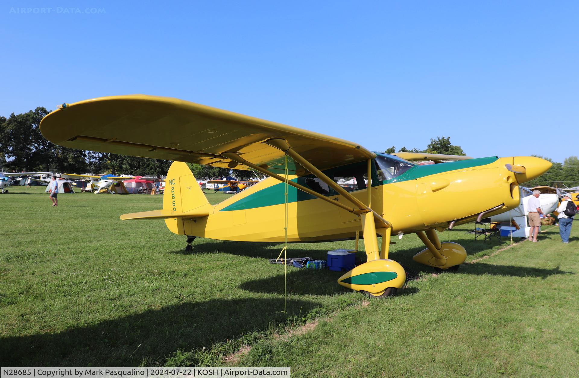 N28685, 1940 Fairchild 24W-40 C/N W40-168, Fairchild 24W-40