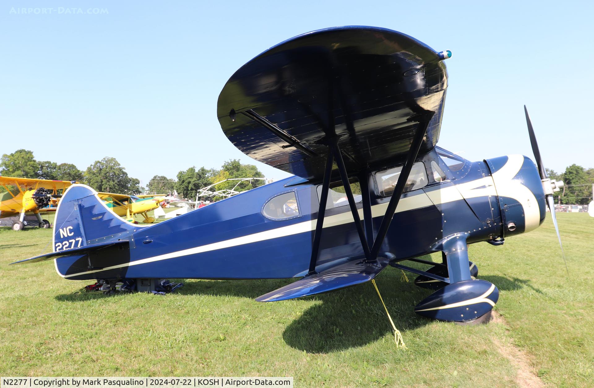 N2277, 1936 Waco ZQC-6 C/N 4446, Waco ZQC-6