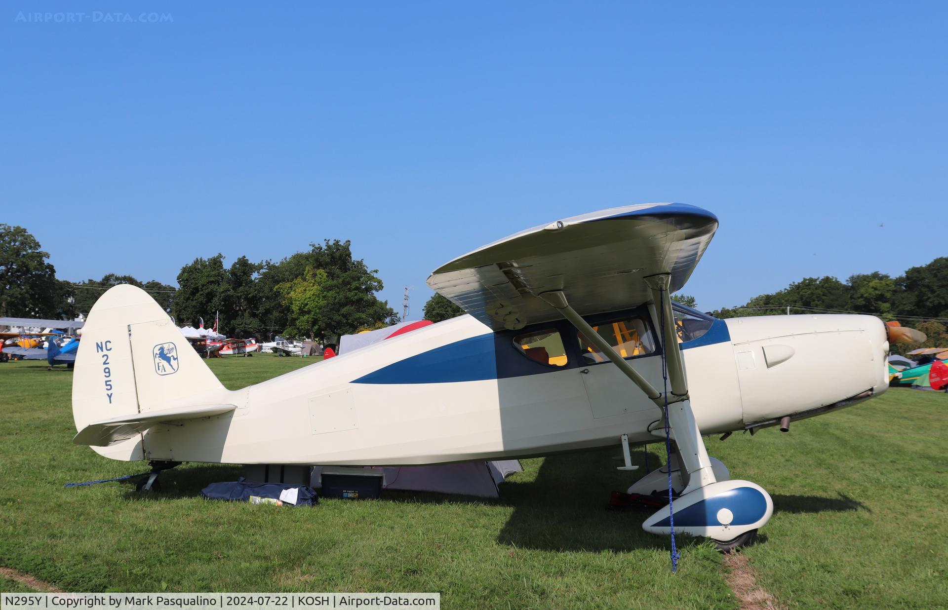 N295Y, 1940 Fairchild 24W-41A C/N W40-102, Fairchild 24W-41A