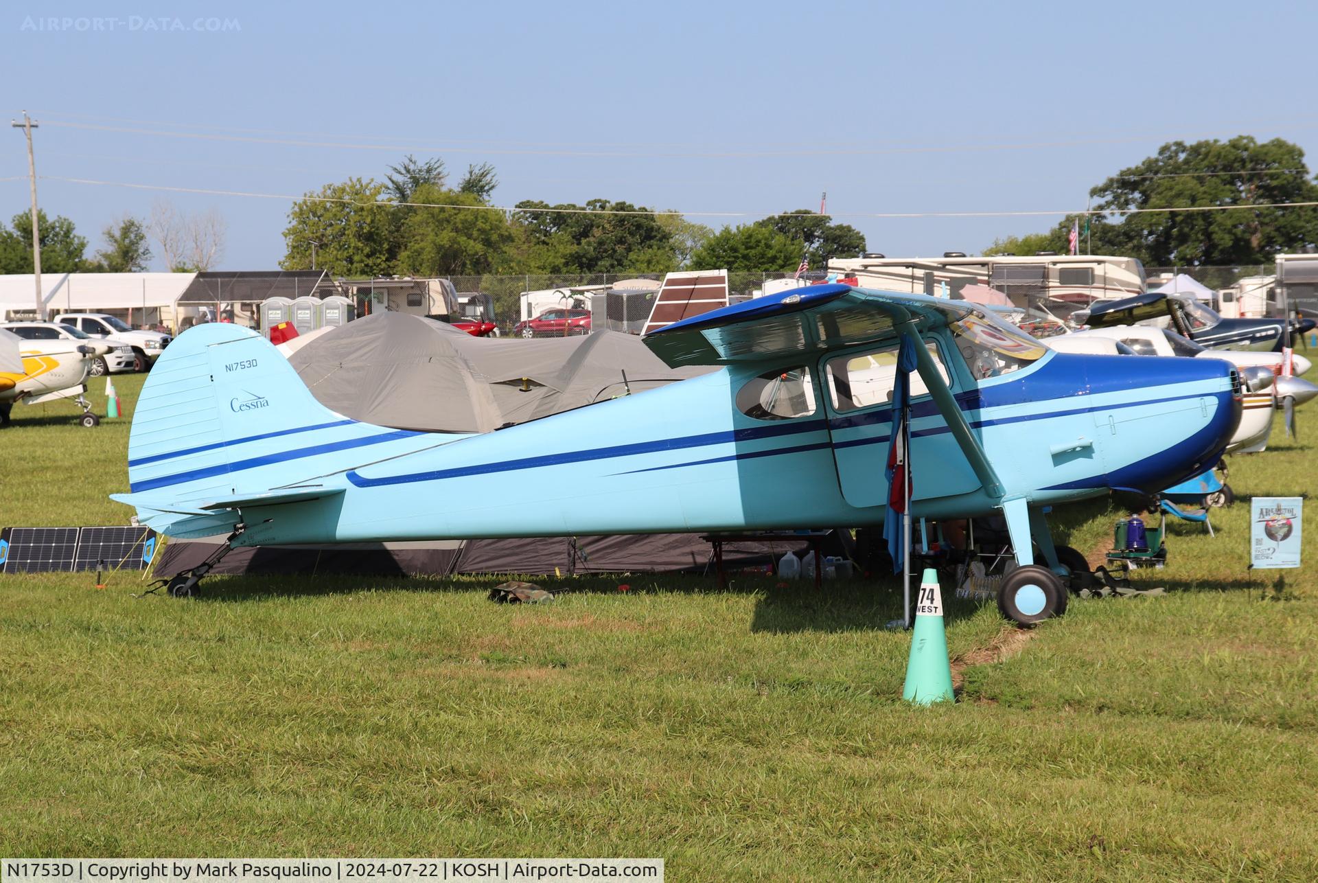 N1753D, 1951 Cessna 170B C/N 20196, Cessna 170B