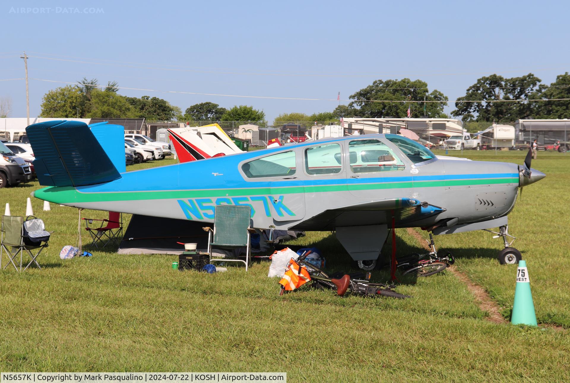 N5657K, 1964 Beech S35 Bonanza C/N D-7593, Beech S35