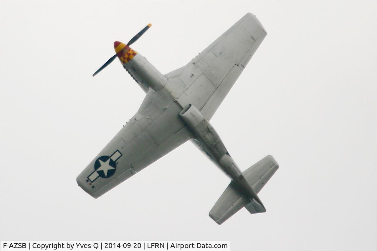 F-AZSB, 1944 North American P-51D Mustang C/N 122-40967, North American P-51D Mustang, On display, Rennes-St Jacques airport (LFRN-RNS)