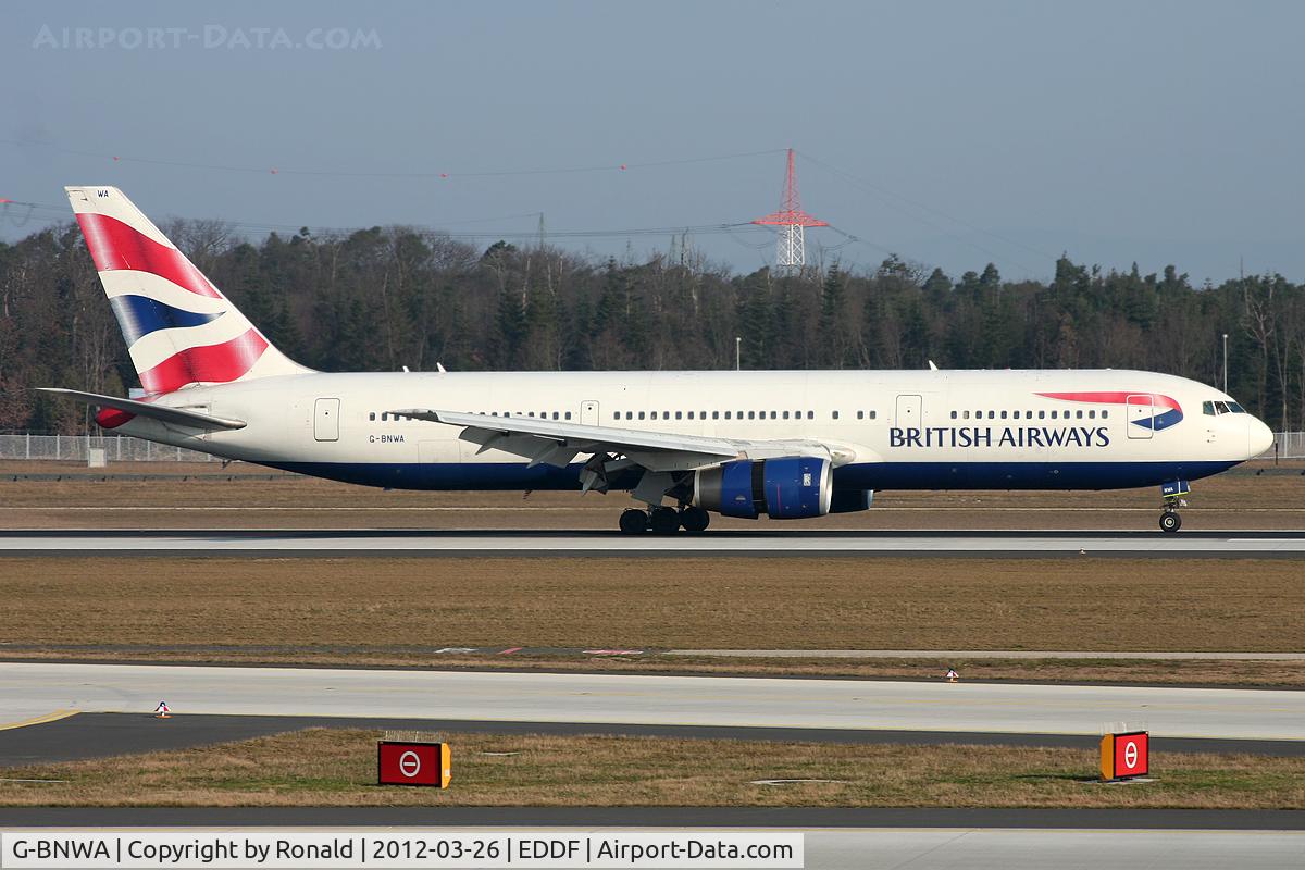 G-BNWA, 1989 Boeing 767-336 C/N 24333, at fra