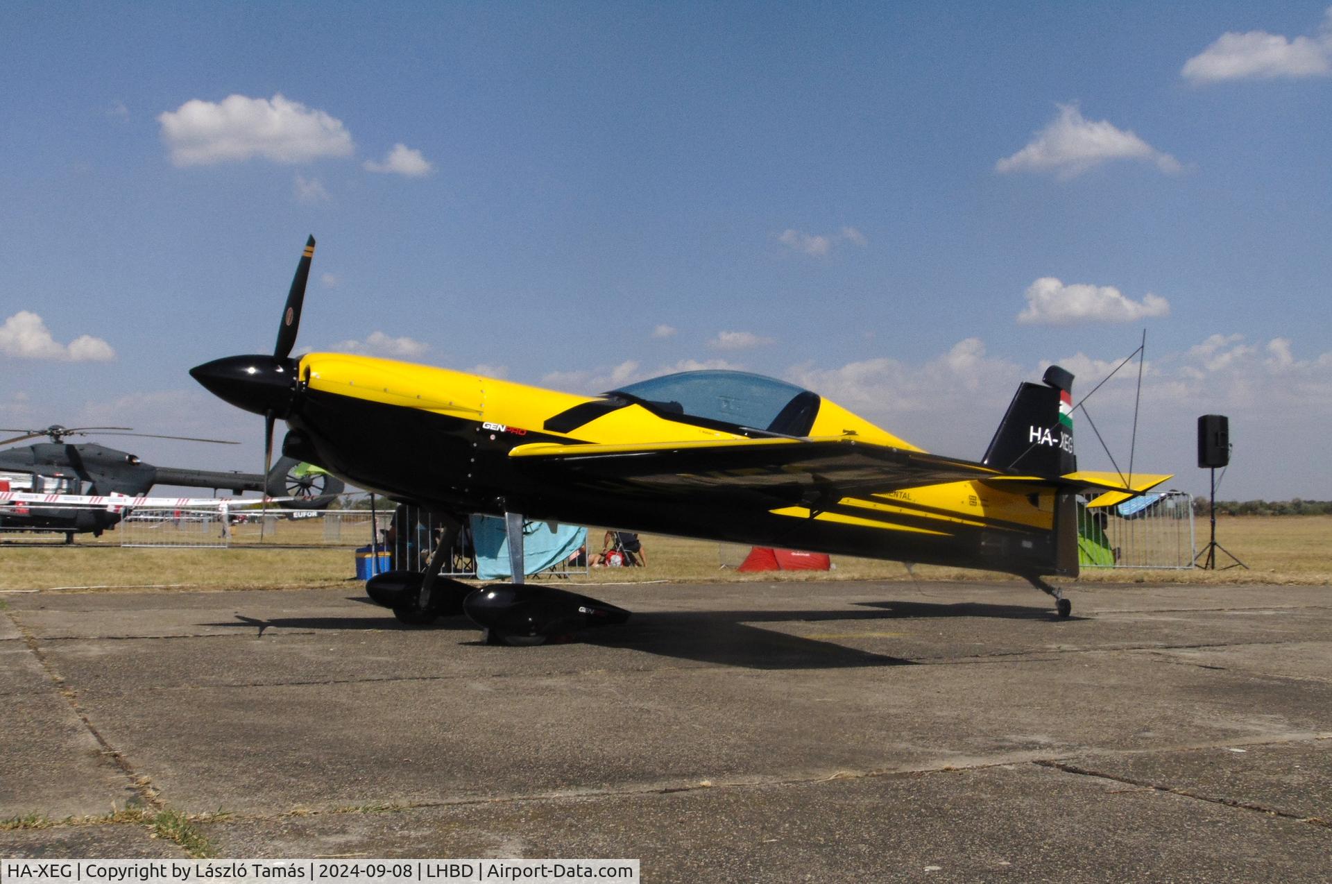 HA-XEG, 2016 Genevation Aircraft GenPro C/N 001, GenPro at Börgönd airshow-2024