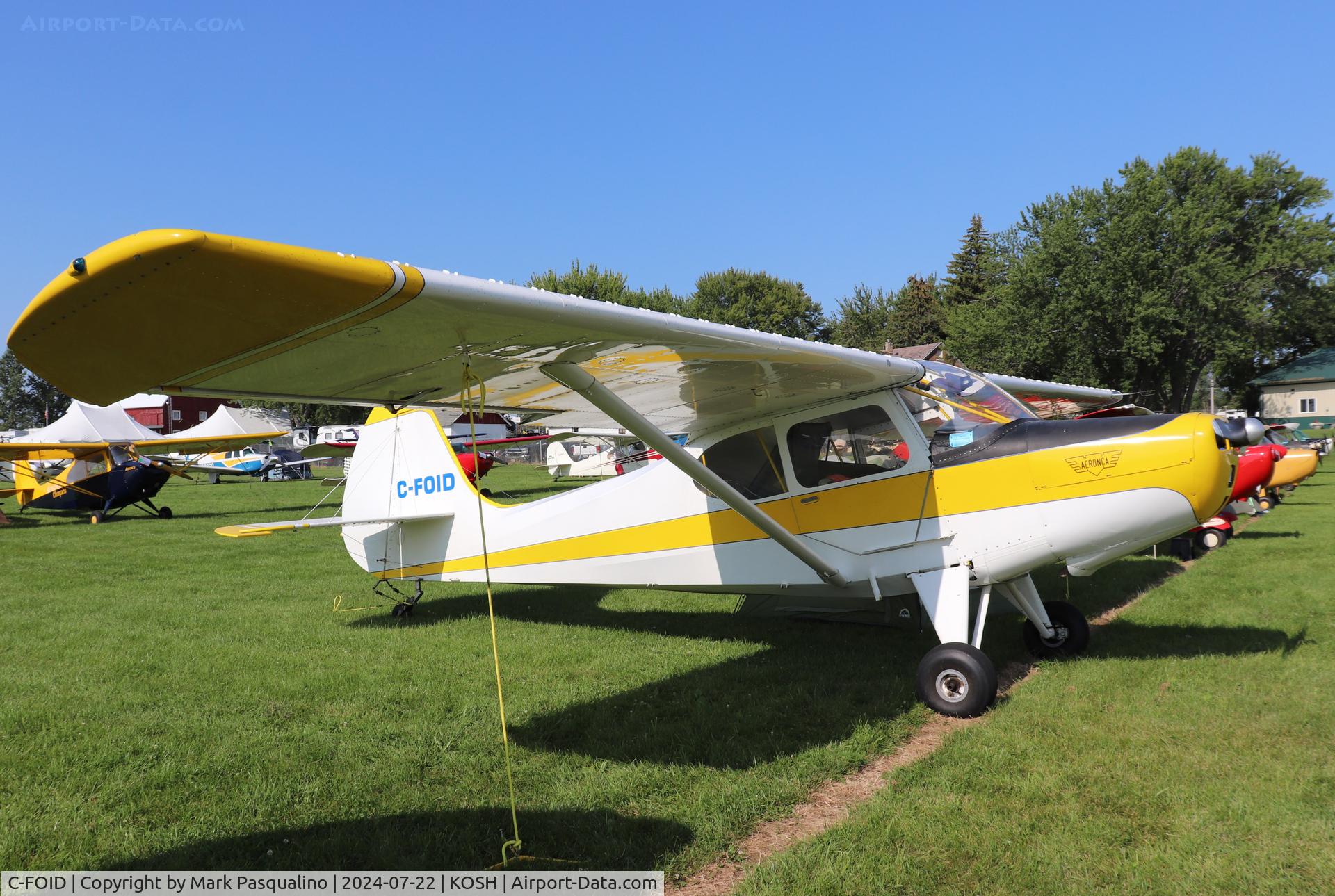 C-FOID, 1947 Aeronca 15AC Sedan C/N 15AC-28, Aeronca 15AC