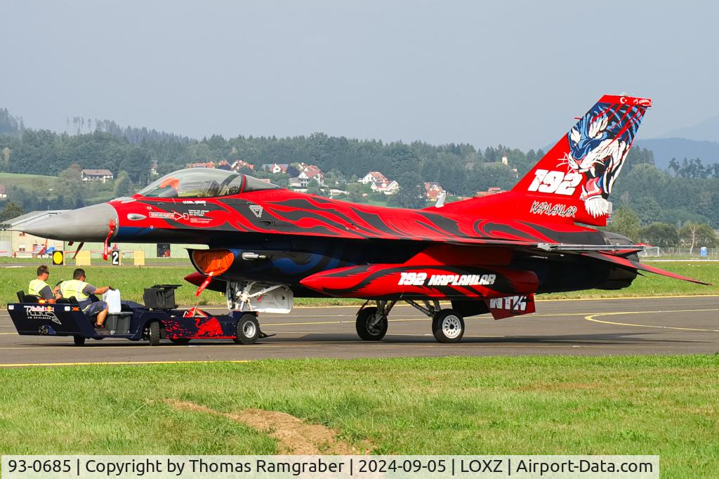 93-0685, TAI (Turkish Aerospace Industries) F-16C Fighting Falcon C/N HC-29, Turkey - Air Force Lockheed Martin F-16C