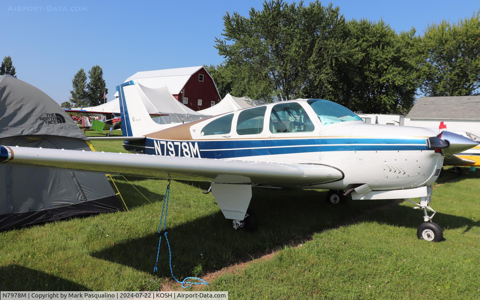 N7978M, 1966 Beech 35-C33A Debonair C/N CE-84, Beech C33A
