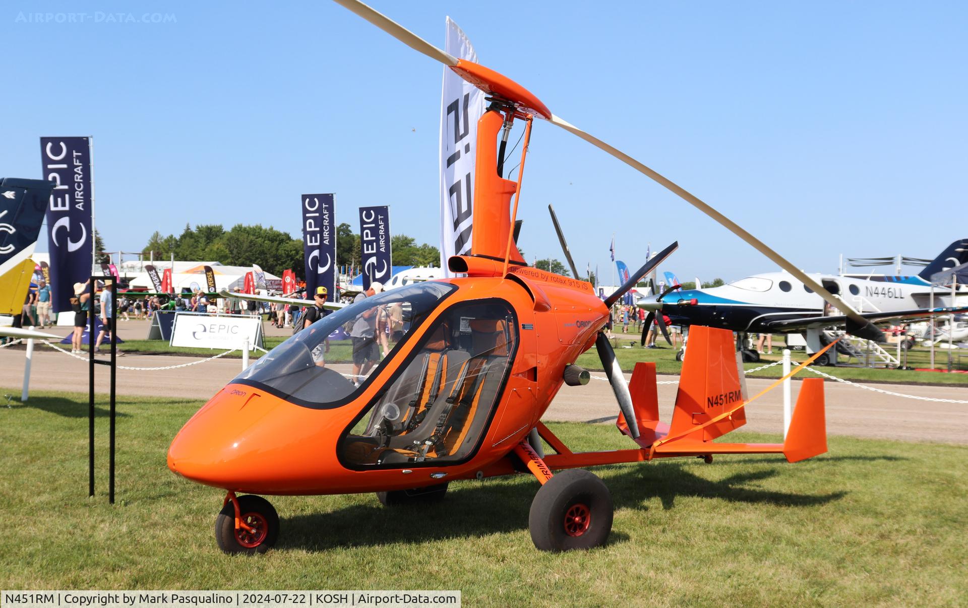 N451RM, 2020 Magni Gyro M24 Orion C/N 24192306, Magni Gyro M24 Orion