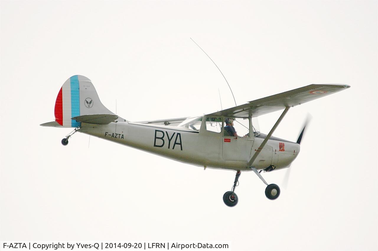 F-AZTA, 1957 Cessna O-1A Bird Dog C/N 24545, Cessna O-1A Bird Dog, On display, Rennes-St Jacques airport (LFRN-RNS)