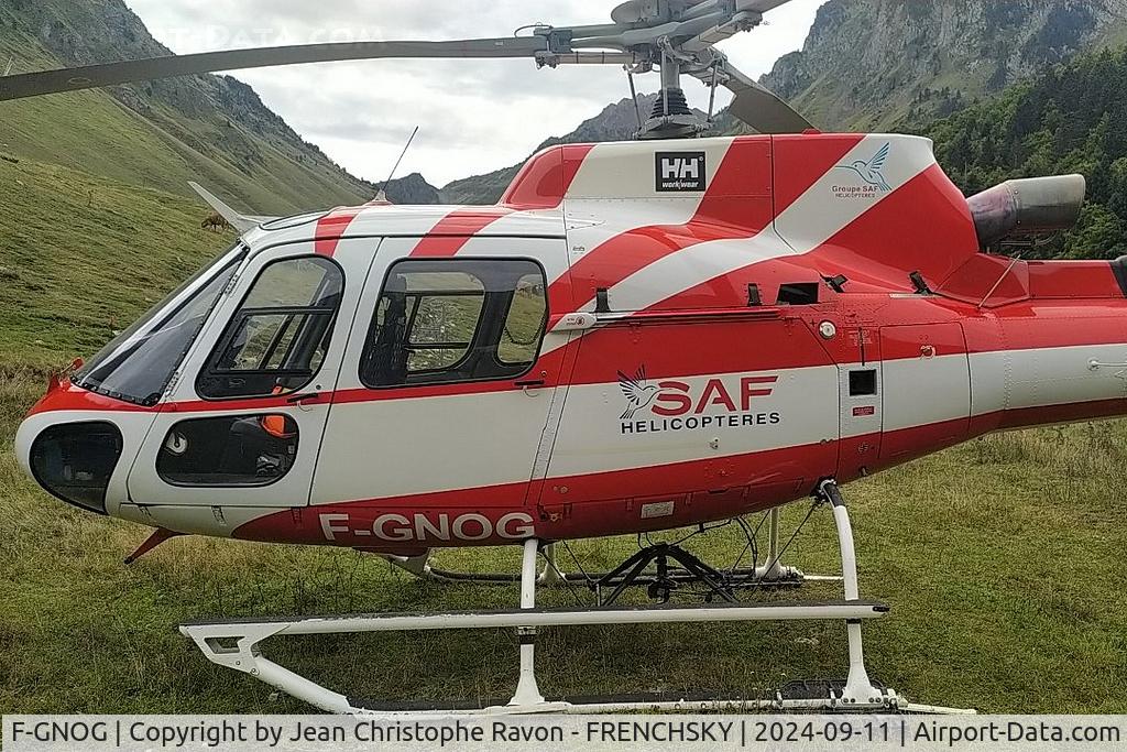 F-GNOG, Aérospatiale AS-350 Ecureuil C/N 4430, France Pyrénées, col du Tourmalet