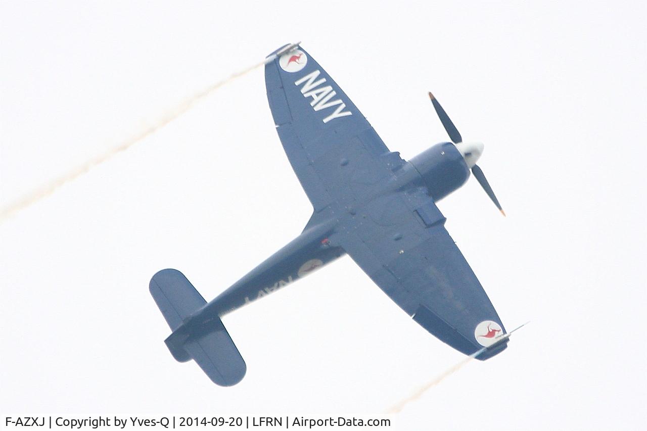 F-AZXJ, 1949 Hawker Sea Fury FB.11 C/N 37733, Hawker Sea Fury FB.11, On display, Rennes-St Jacques airport (LFRN-RNS)