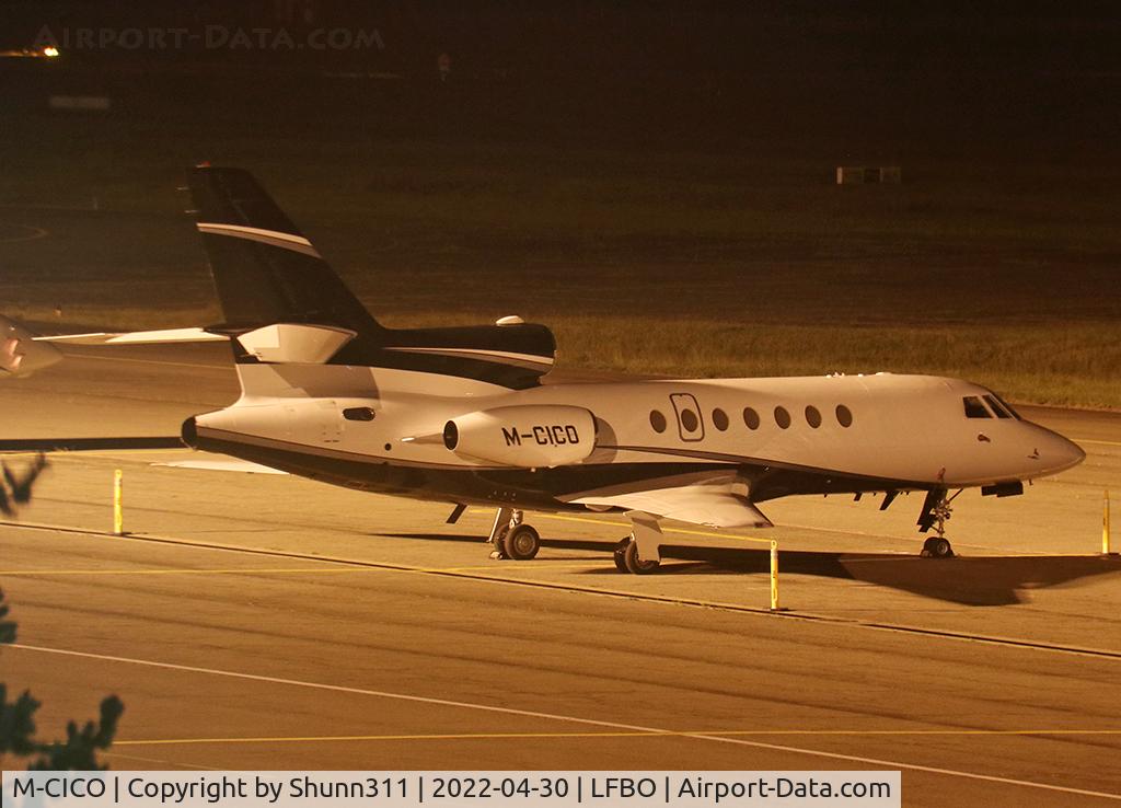M-CICO, 2005 Dassault Falcon 50EX C/N 345, Parked for the night...