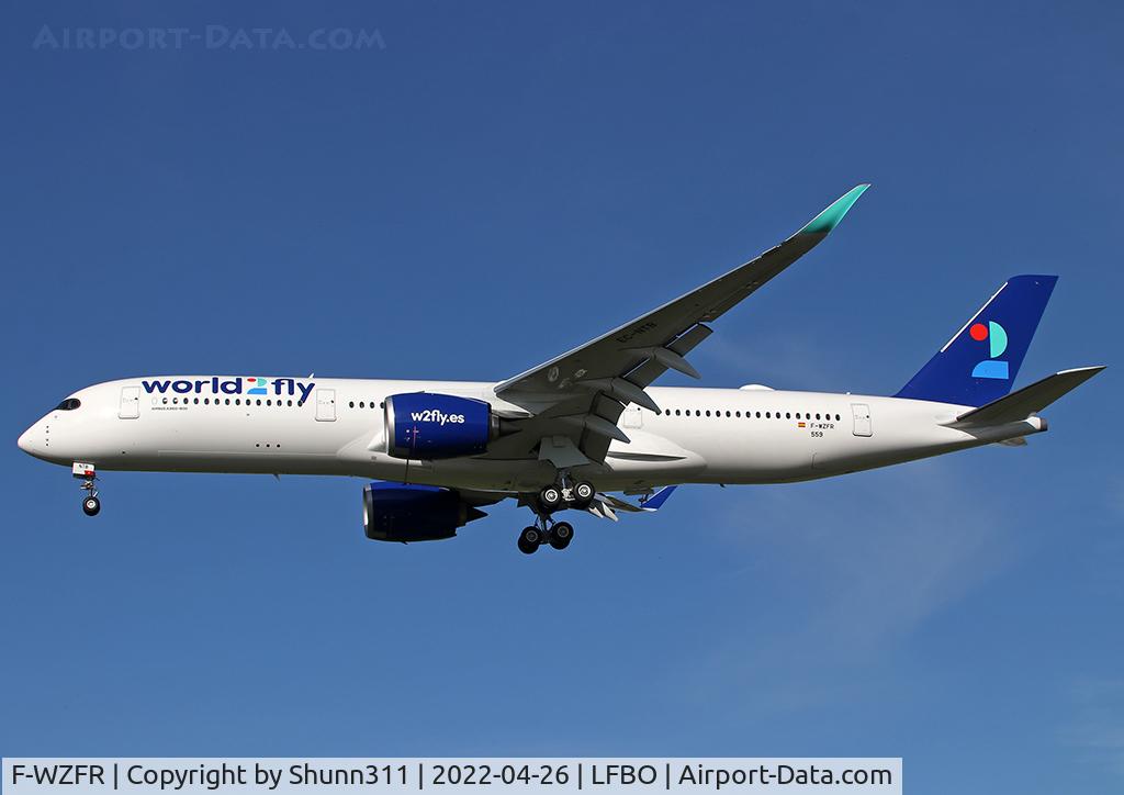 F-WZFR, 2022 Airbus A350-941 C/N 559, C/n 0559 - To be EC-NTB