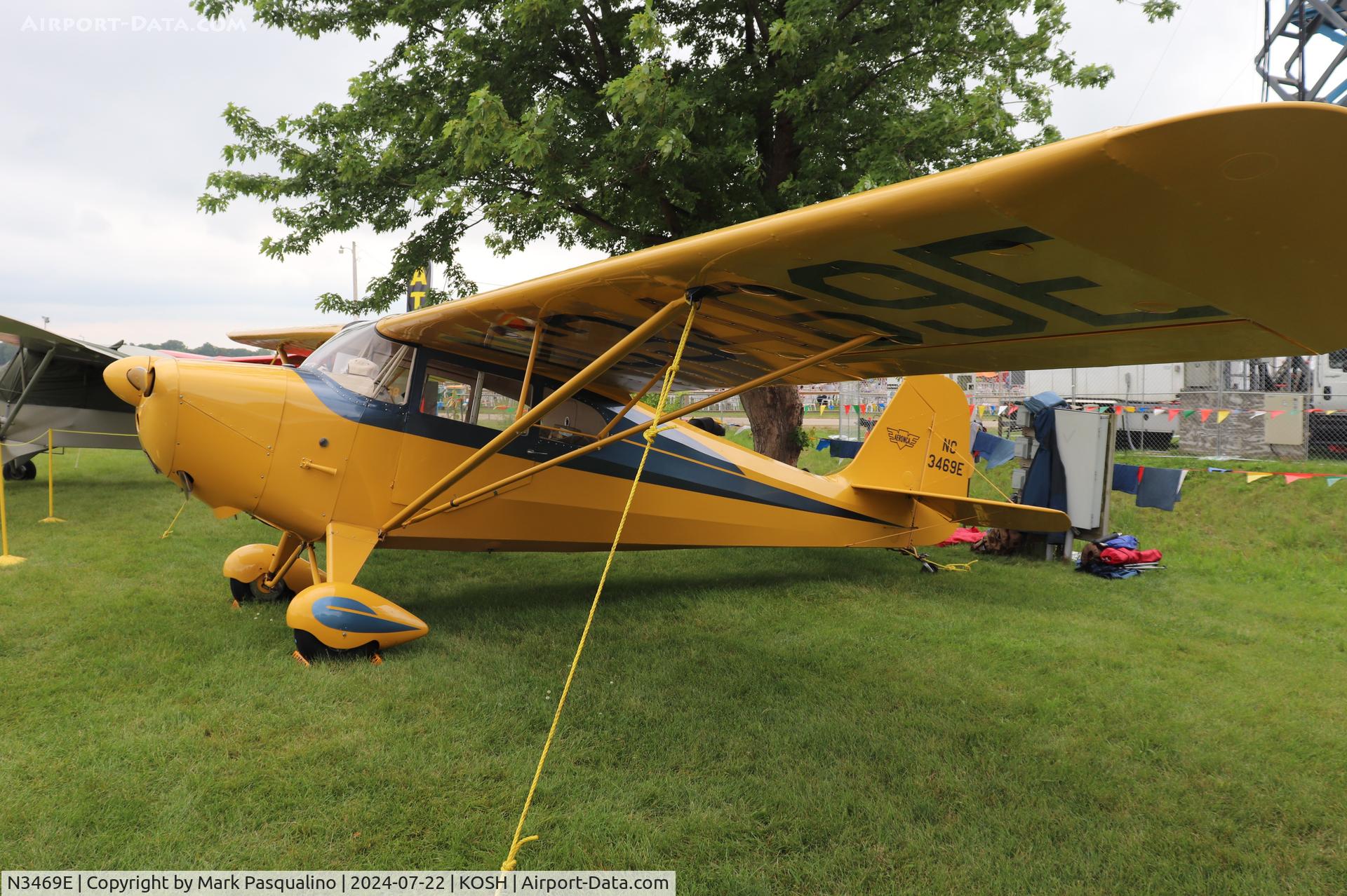 N3469E, 1947 Aeronca 11AC Chief C/N 11AC-1764, Aeronca 11AC