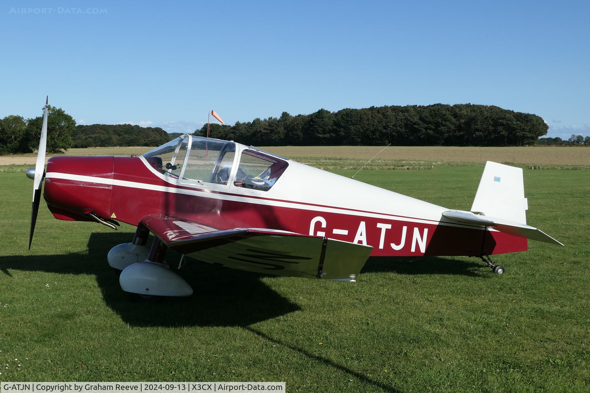 G-ATJN, 1958 Jodel D-119 C/N 863, Parked at Northrepps.