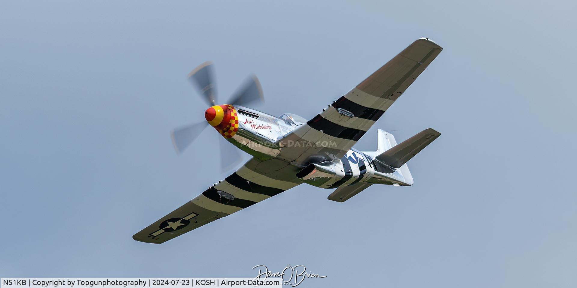 N51KB, 1961 North American F-51D Mustang C/N 44-74009, Ain't Misbehaving