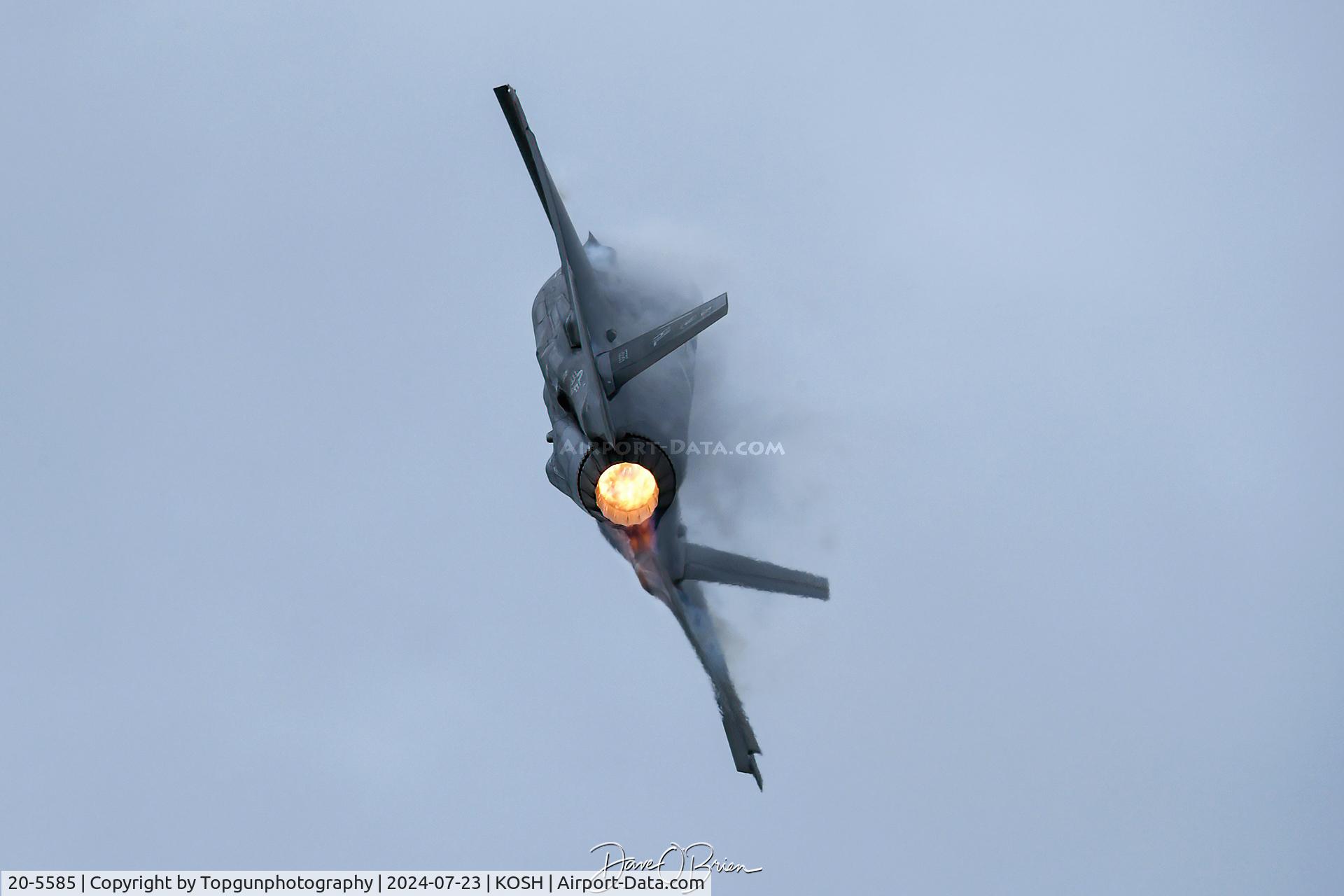 20-5585, 2020 Lockheed Martin F-35A Lightning II C/N AF-345, MACH Ripping up the Vapor
