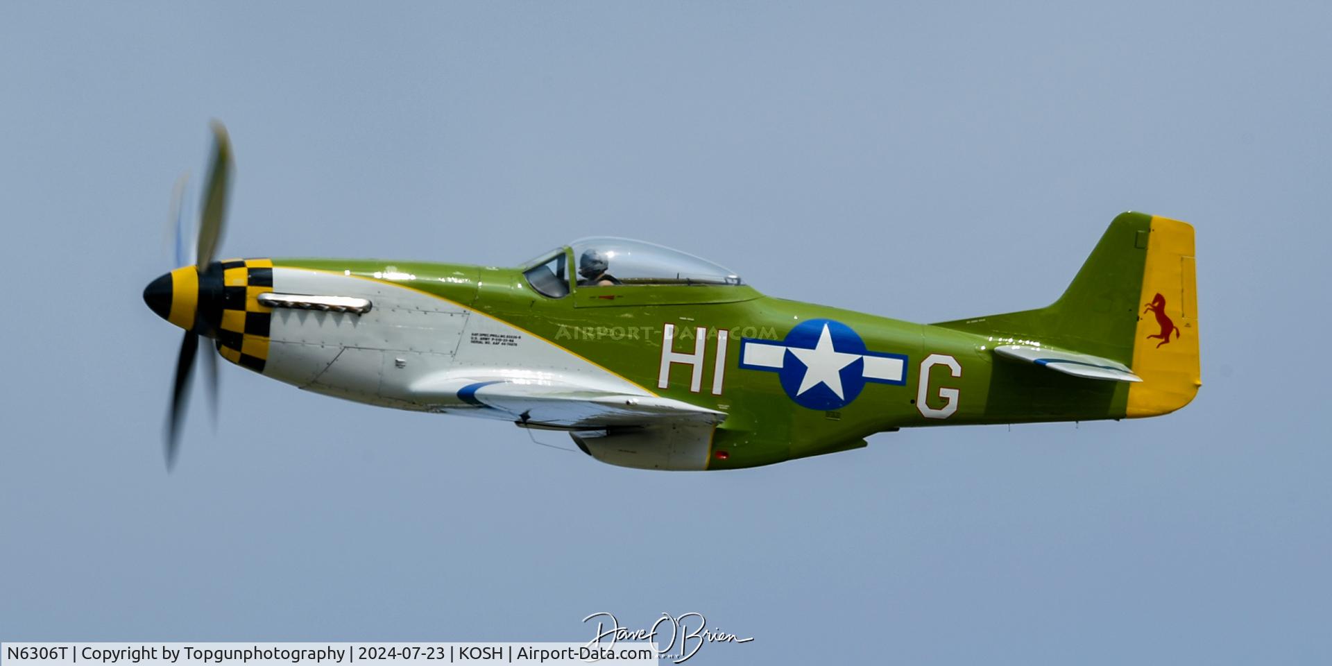 N6306T, 1960 North American/aero Classics P-51D C/N 44-74878, KOSH Mustang