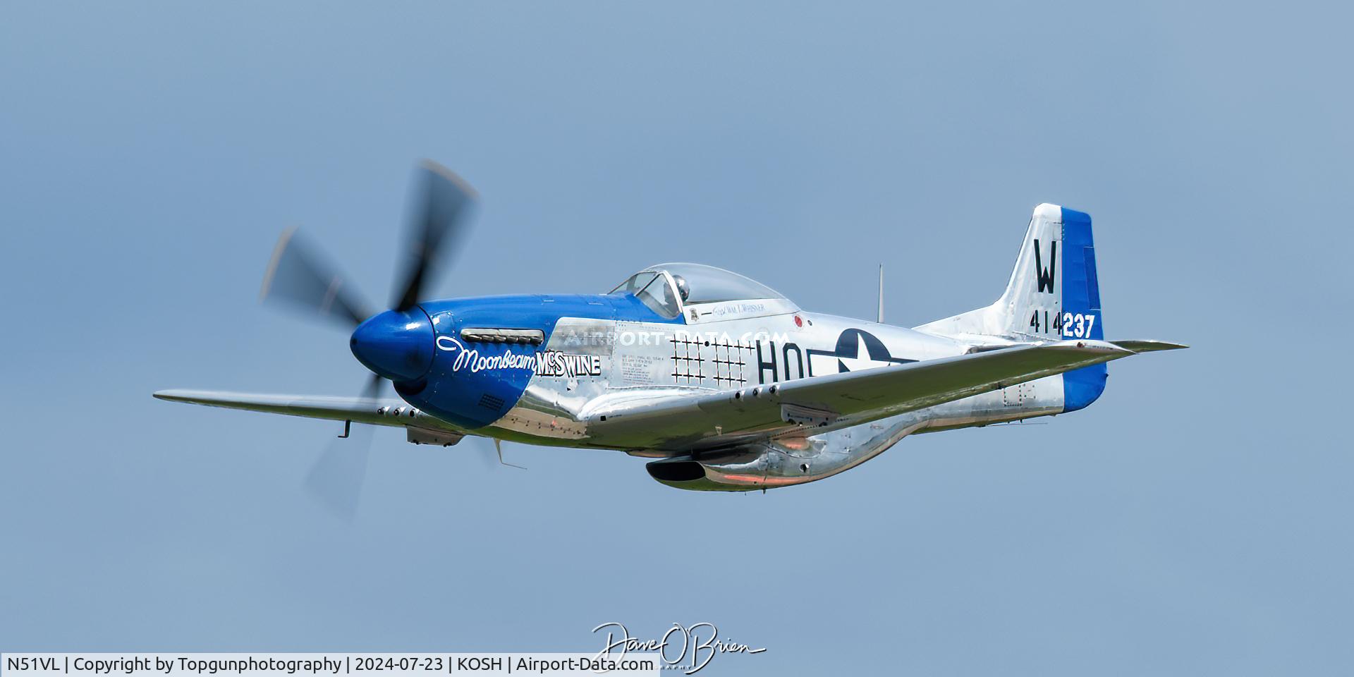 N51VL, 1944 North American F-51D Mustang C/N 122-40196, Moonbeam McSwine