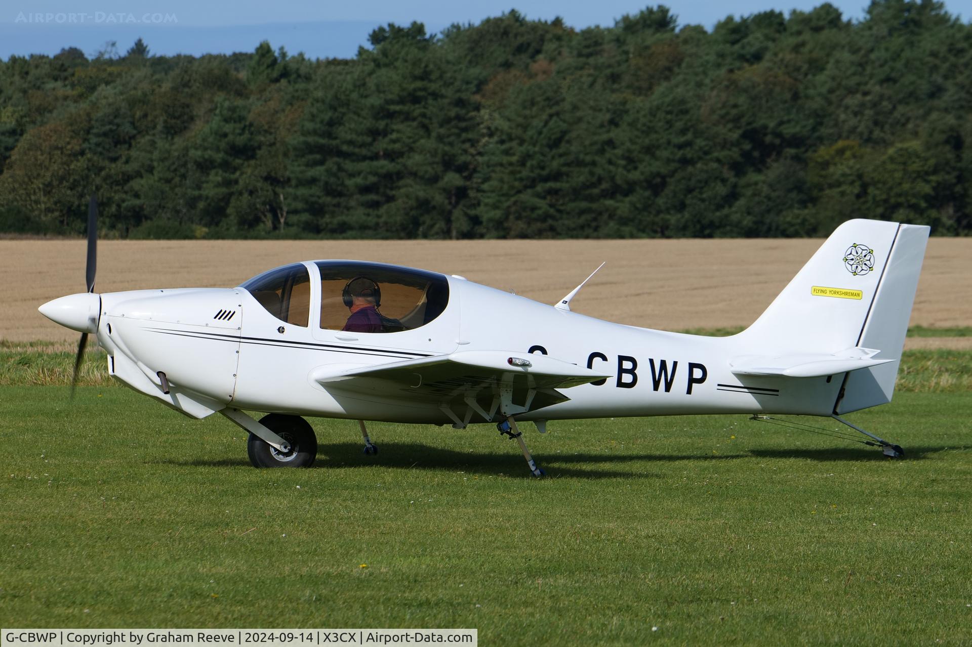 G-CBWP, 2002 Europa  C/N PFA 247-12930, Departing from Northreeps.