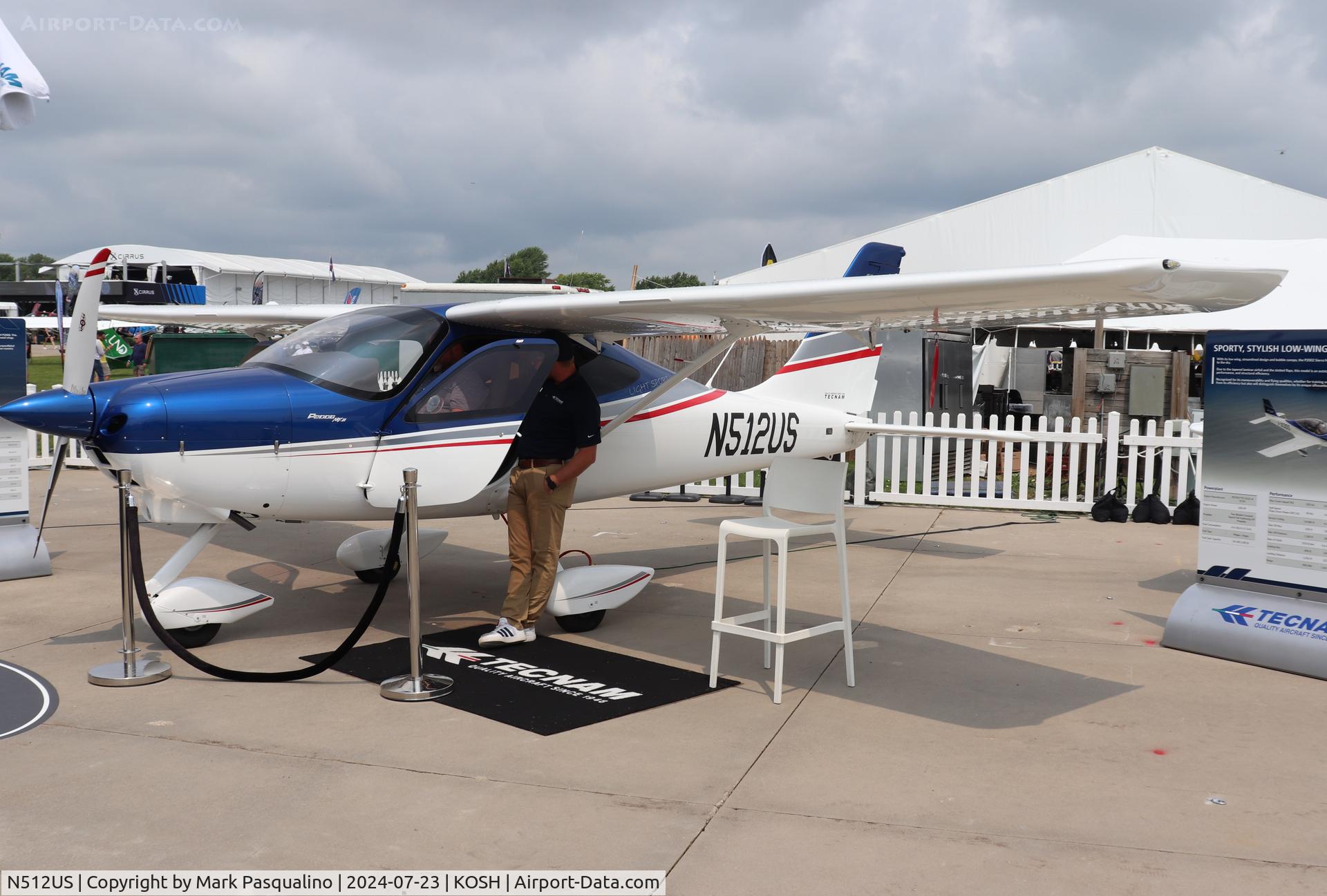 N512US, 2022 Tecnam P2008 C/N 215, Tecnam P2008