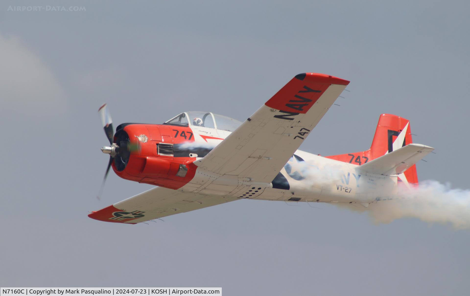 N7160C, 1992 North American T-28C Trojan Trojan C/N 252-25, North American T-28C