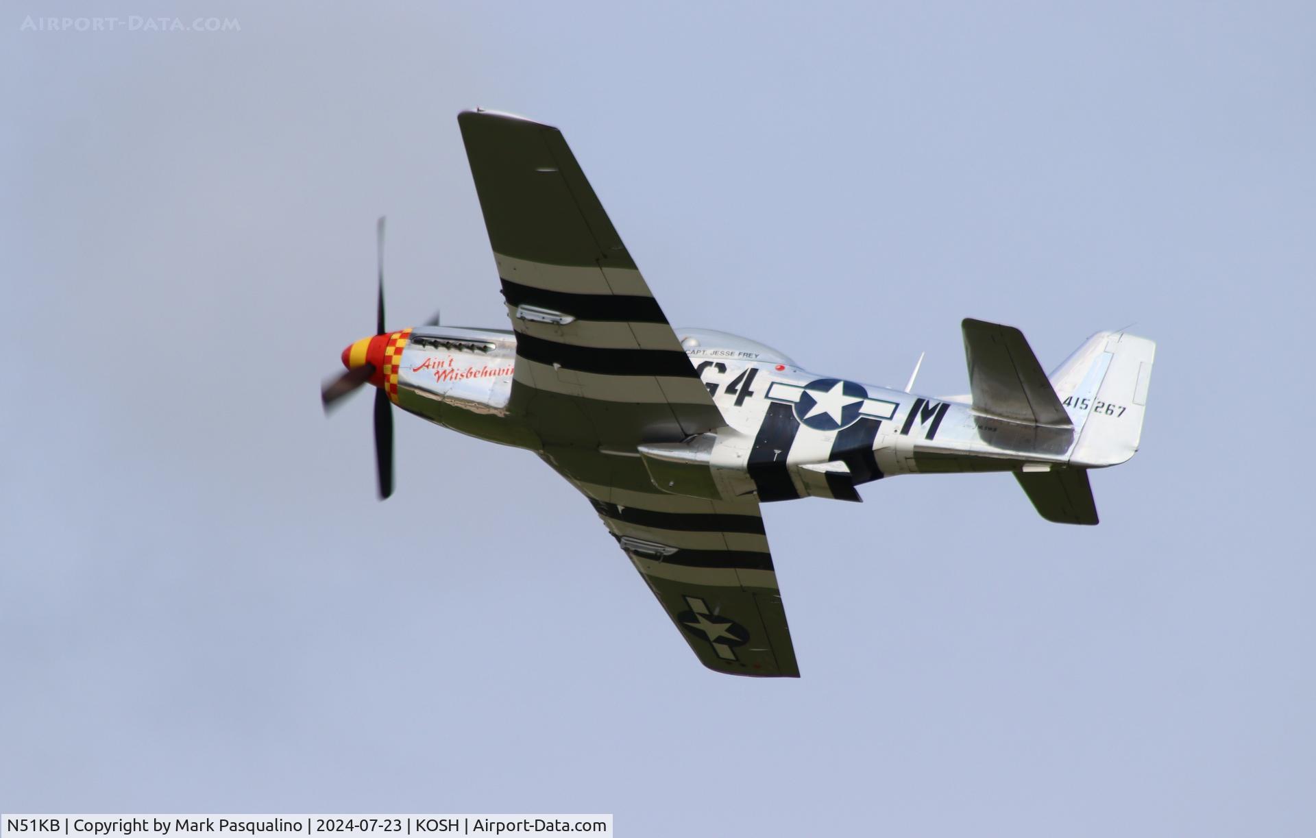 N51KB, 1961 North American F-51D Mustang C/N 44-74009, North American P-51D